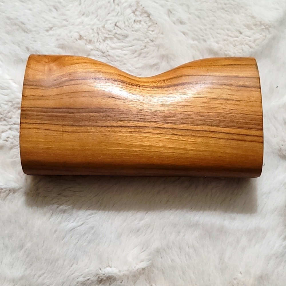 French Connection Wooden Clutch Purse Bag NWT